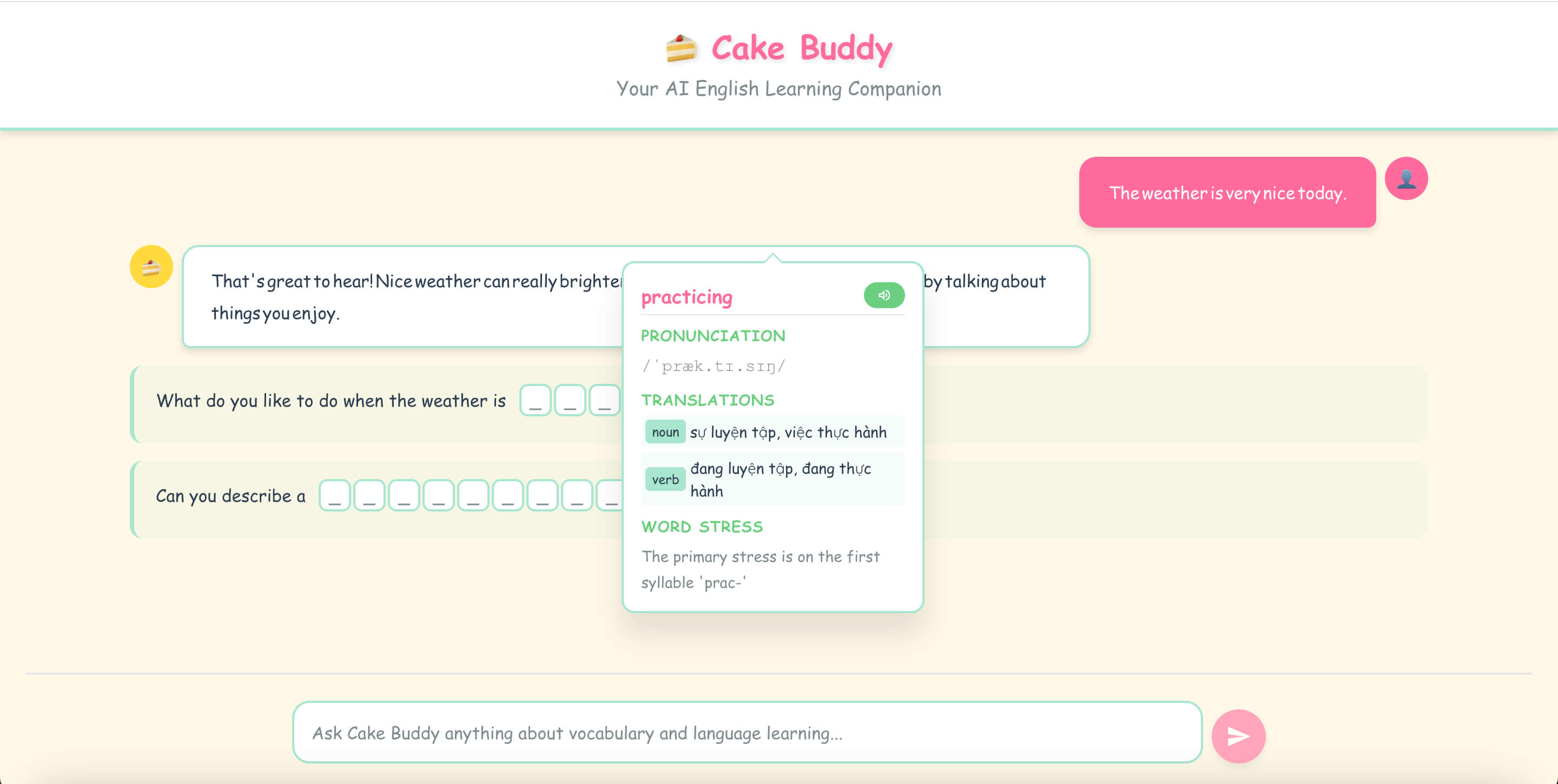 Mini Reading Buddy - AI-Powered English Learning